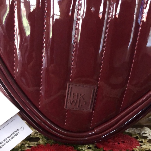 NWT Limited Edition IHKWIP “Be My Valentine” Patent Heart Crossbody w/St… - Picture 2 of 9